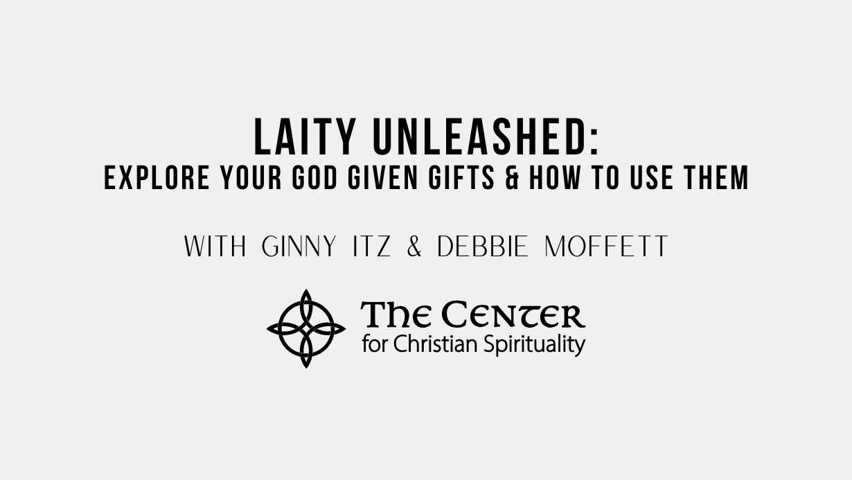 Laity Unleashed Text Graphic Green Leaves for Later Years
